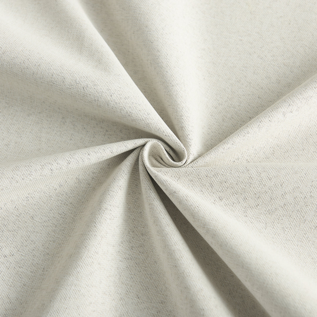 Haven Blackout Yarn-Dyed Faux Linen Curtains & Drapes Pleated