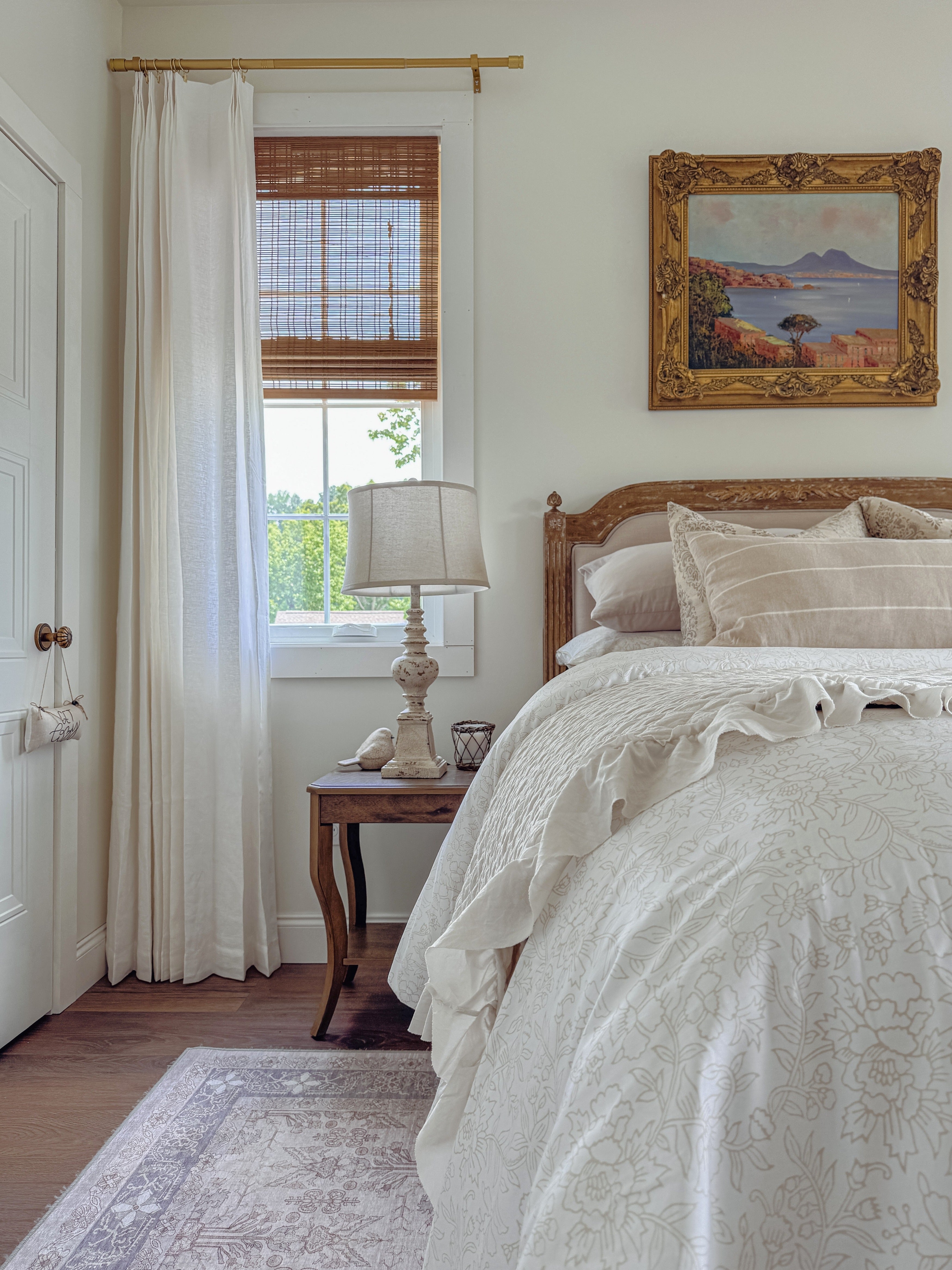 Belgian Linen Flax Curtains & Drapes Pleated