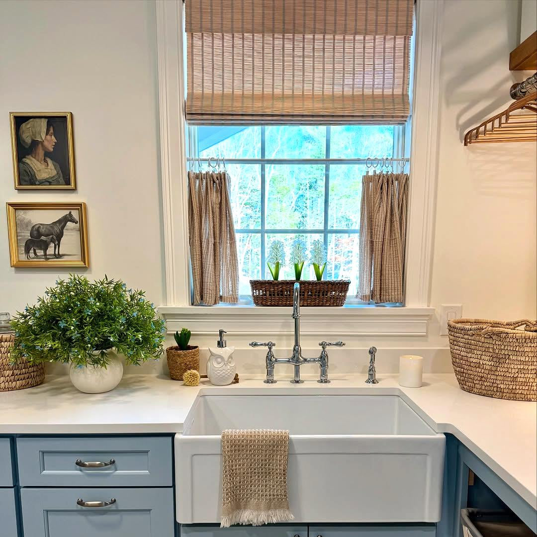 Panda Woven Bamboo Blinds & Shade | Natural Beige