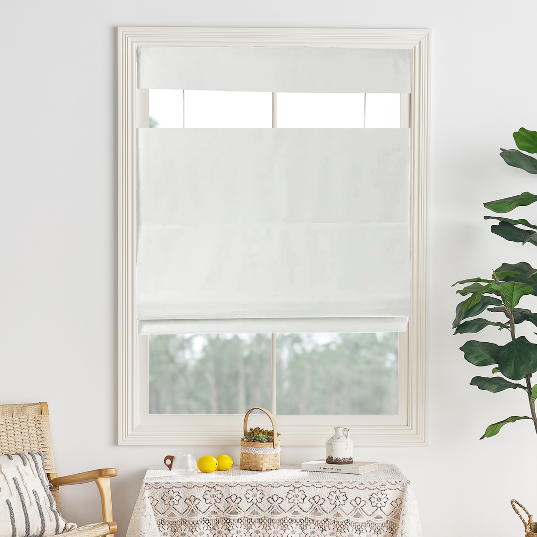 Birkin Velvet Roman Shades Cord Lift | Top Down Bottom Up