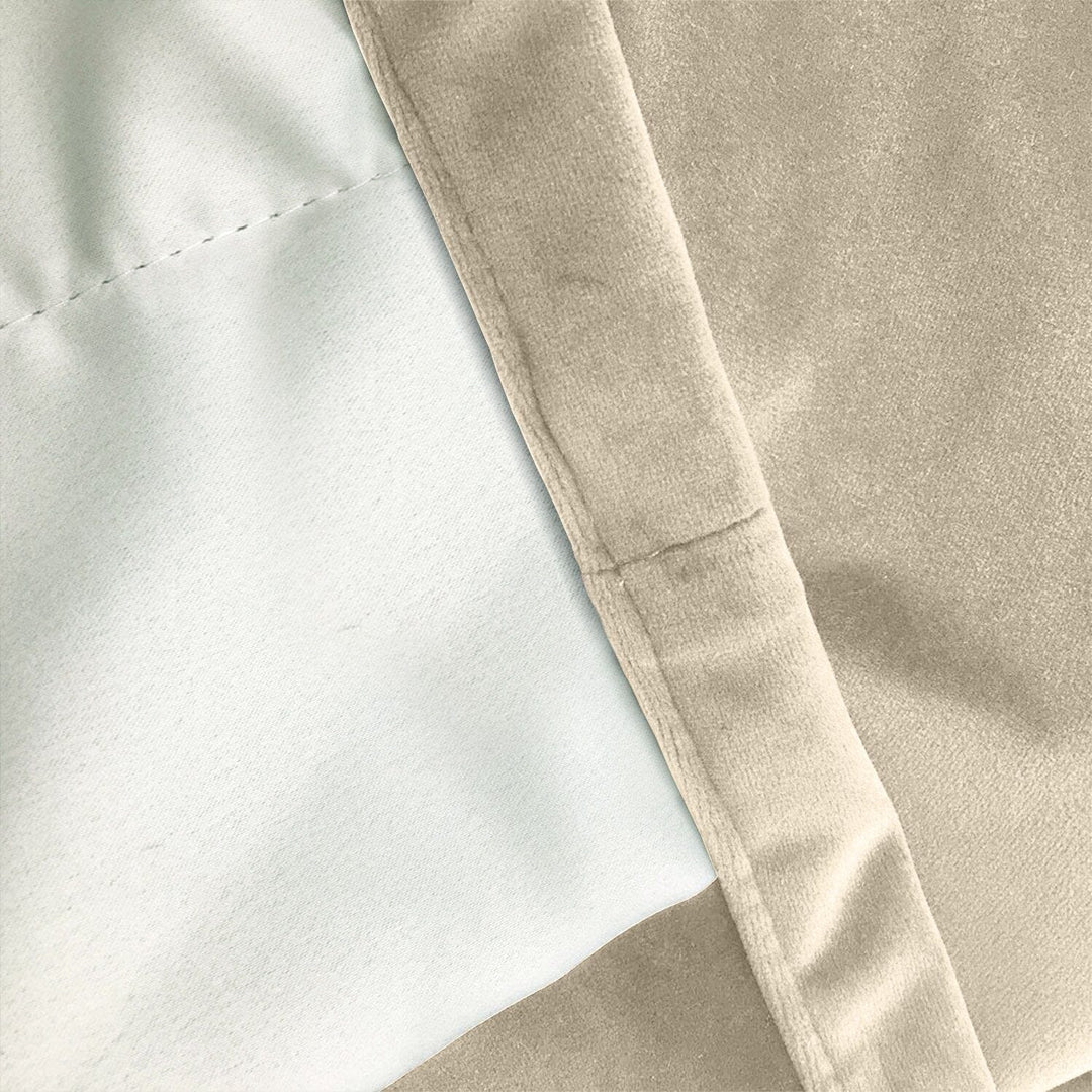 BIRKIN Grommet Velvet Curtain for Bedroom Living Room
