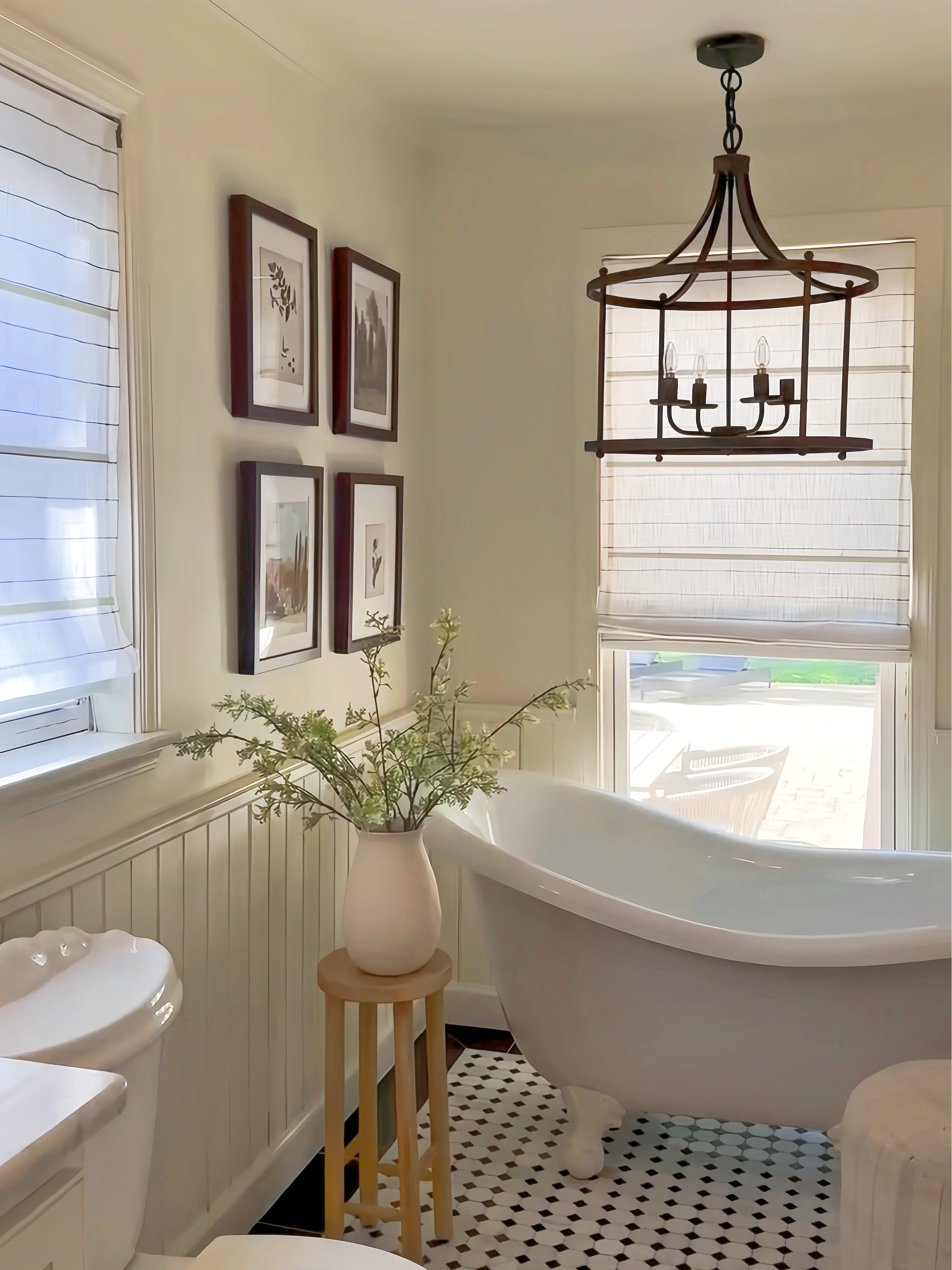 Freda Linen Roman Blinds & Shades