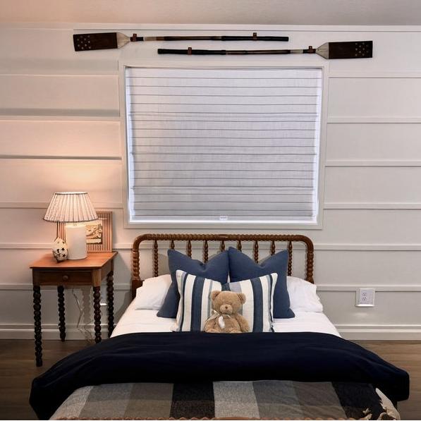 Freda Linen Roman Blinds & Shades