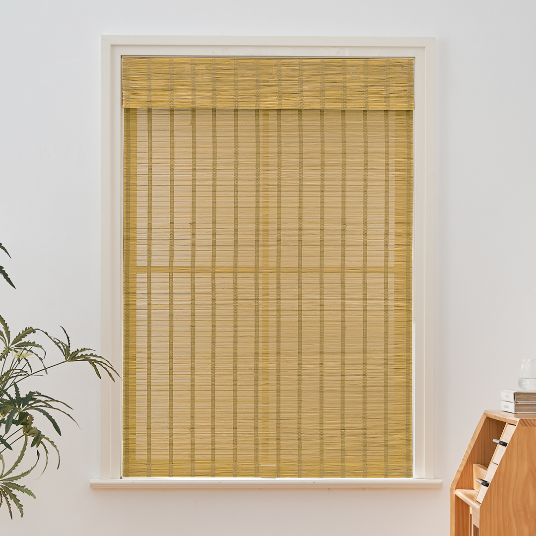 Tina Woven Bamboo Shade| Sunlit Ochre