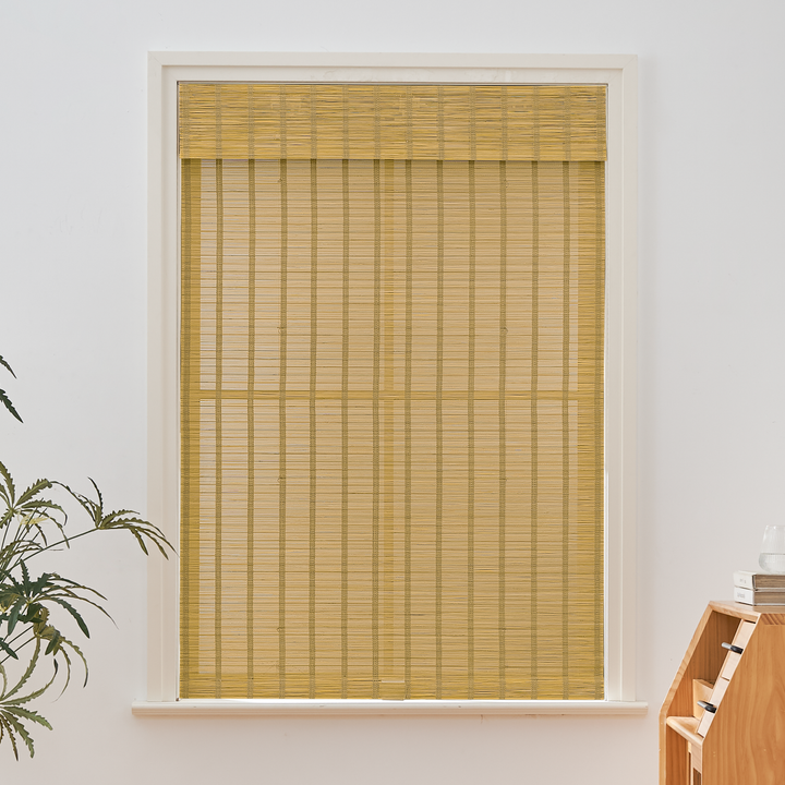 Tina Woven Bamboo Shade| Sunlit Ochre