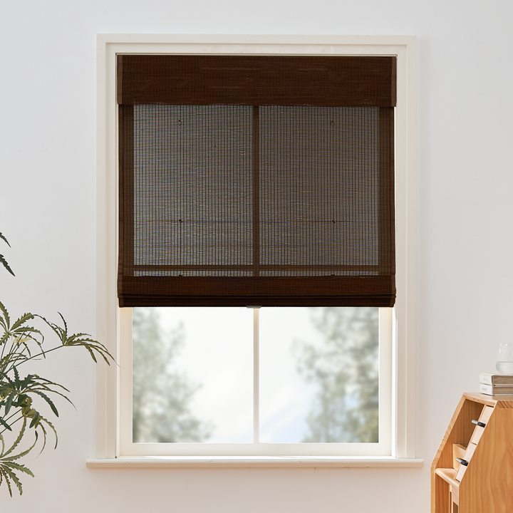 Tina Woven Bamboo Shade| Rufous