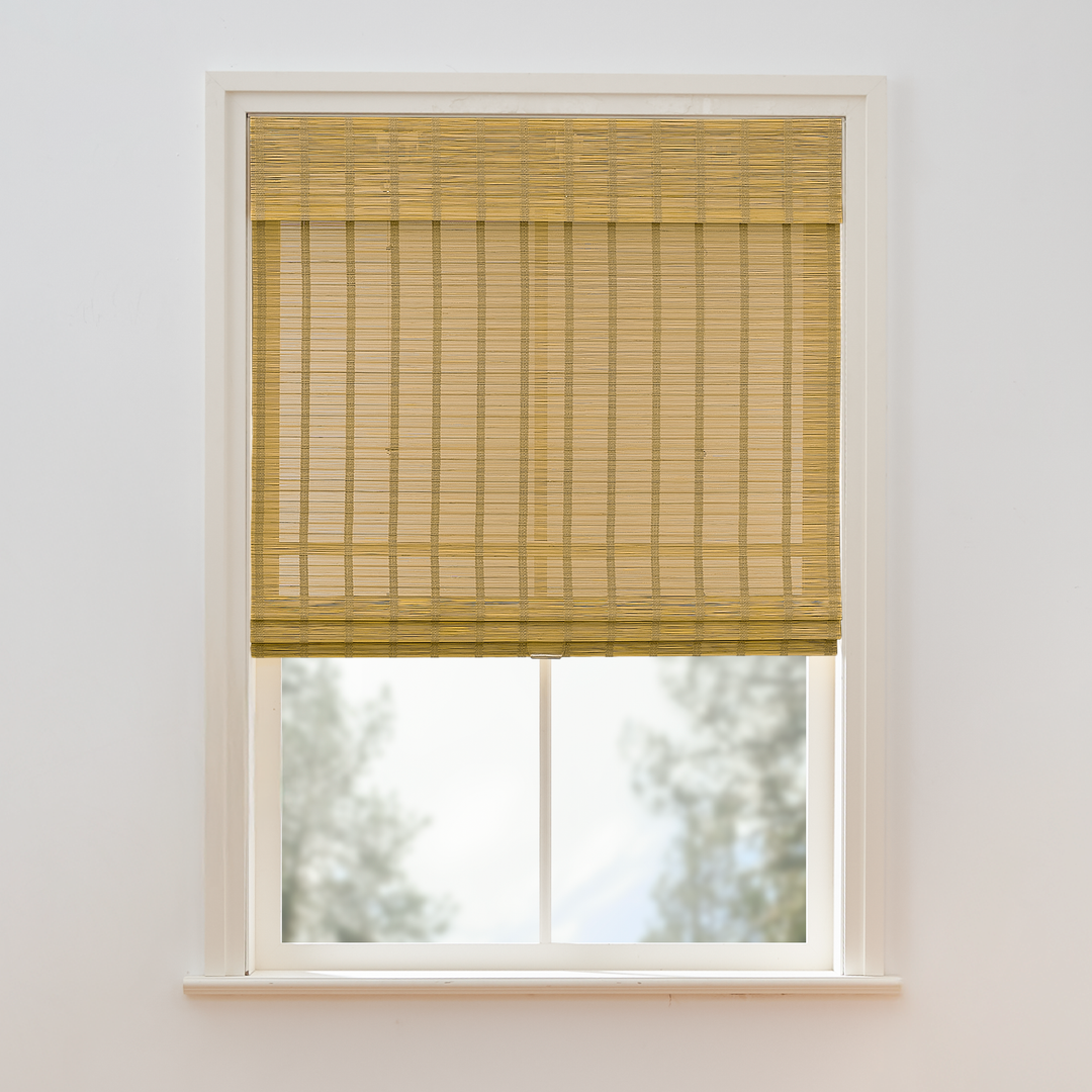 Tina Woven Bamboo Shade| Sunlit Ochre