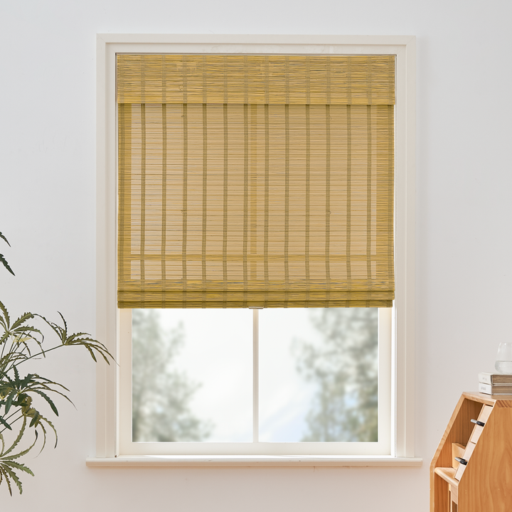 Tina Woven Bamboo Shade| Sunlit Ochre