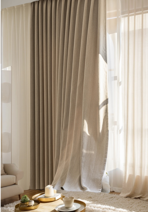 linen curtains