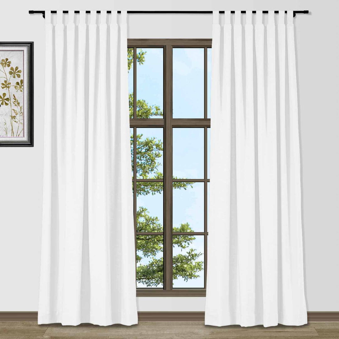 Lindy Cotton Blend Curtains & Drapes Soft Top