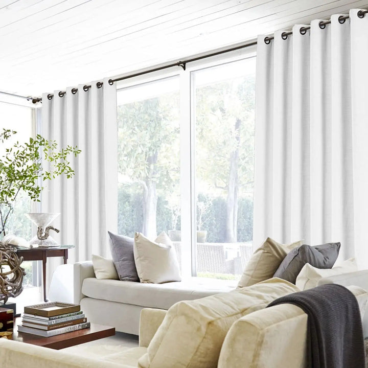 Lia Linen Curtains & Drapes Grommet