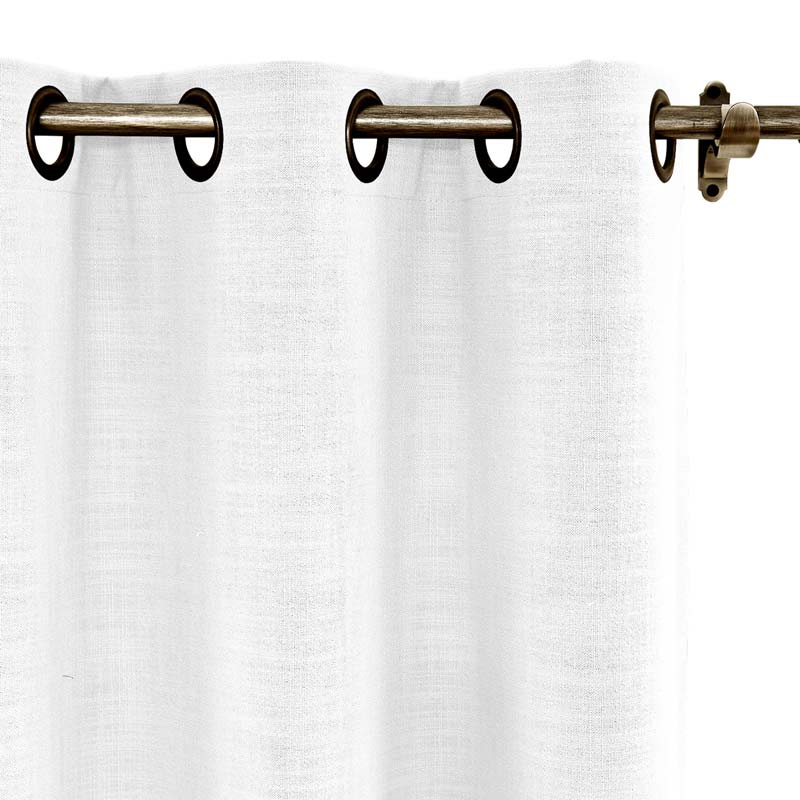 Lia Linen Curtains & Drapes Grommet