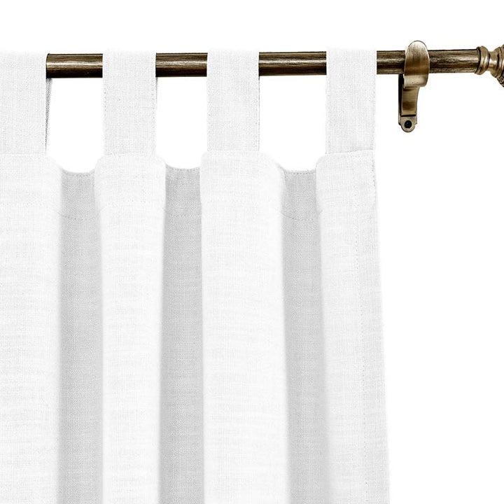 Lia Linen Curtains & Drapes Soft Top