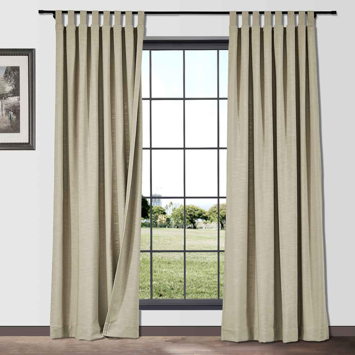 Lindy Cotton Blend Curtains & Drapes Soft Top