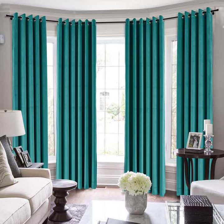 Birkin Velvet Curtains & Drapes Grommet