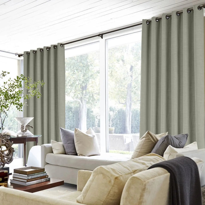 Lia Linen Curtains & Drapes Grommet