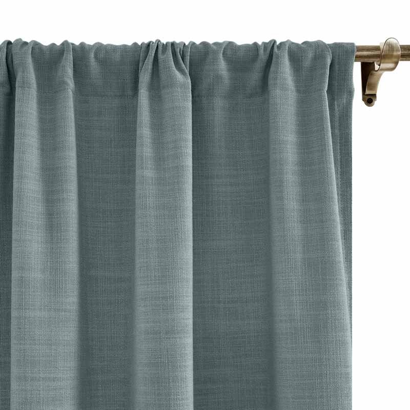 Lia Linen Curtains & Drapes Soft Top