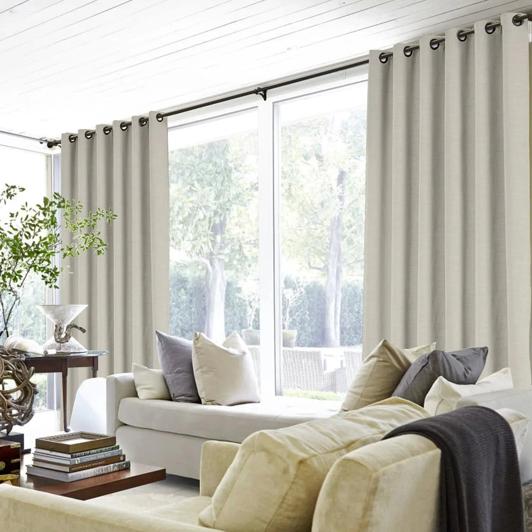 Lia Linen Curtains & Drapes Grommet