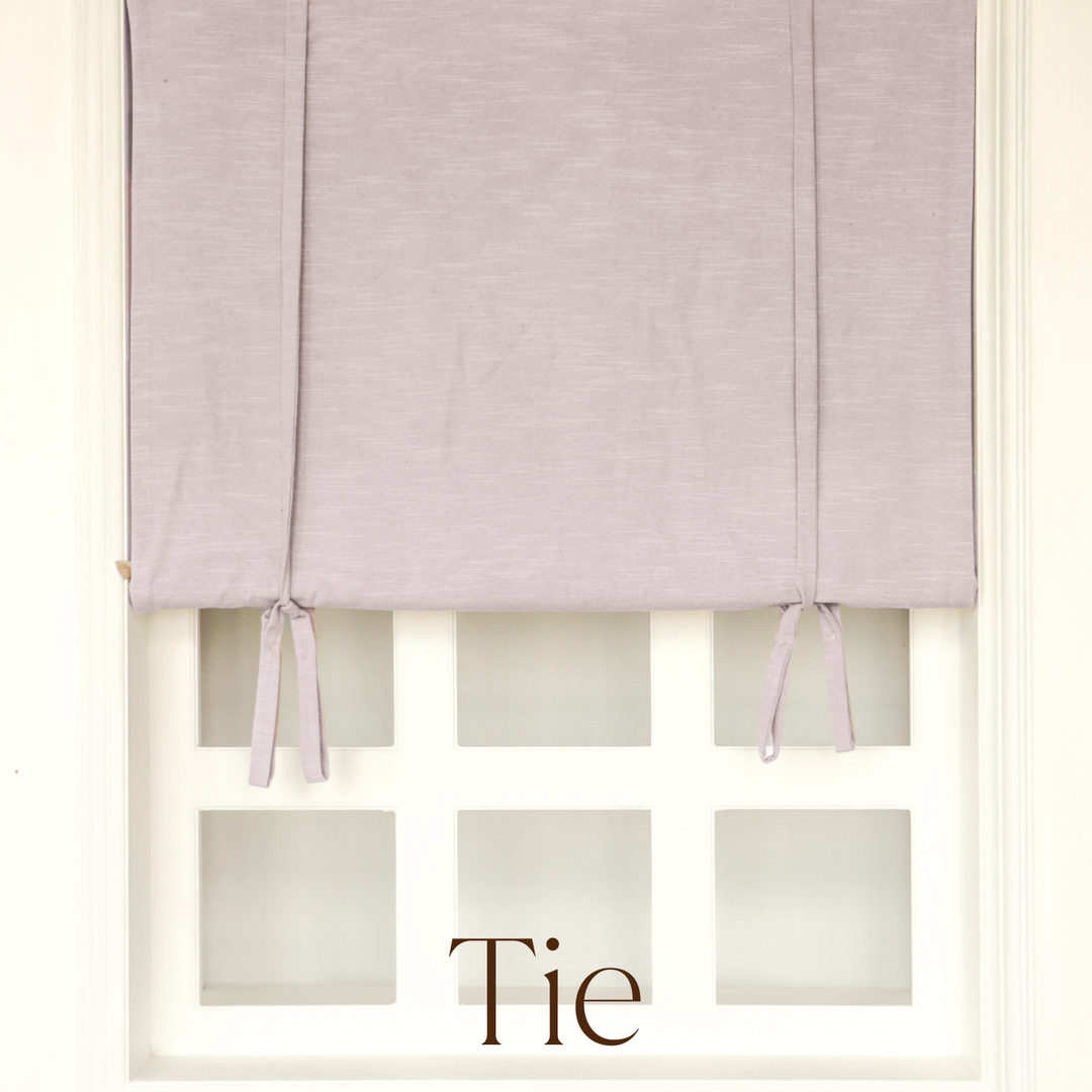 Joy Linen Roman Blinds & Shades Cord Lift | Tie