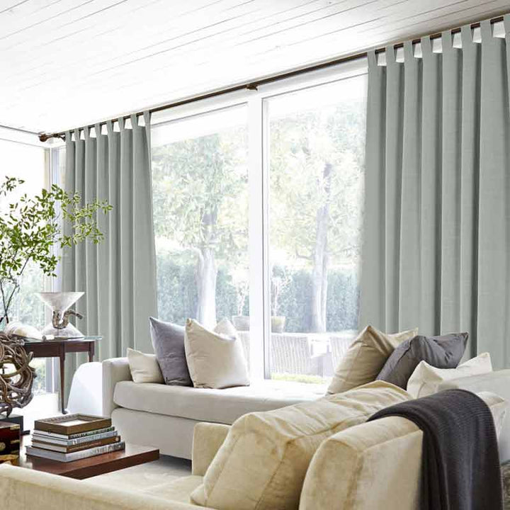 Lia Linen Curtains & Drapes Soft Top