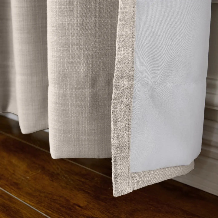 Lia Linen Curtains & Drapes Soft Top