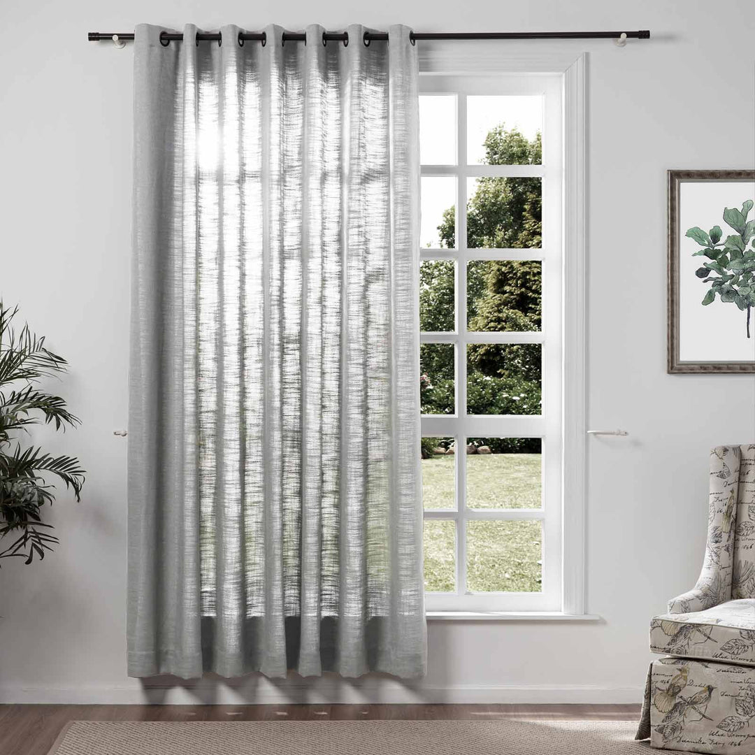 Lia Linen Curtains & Drapes Grommet