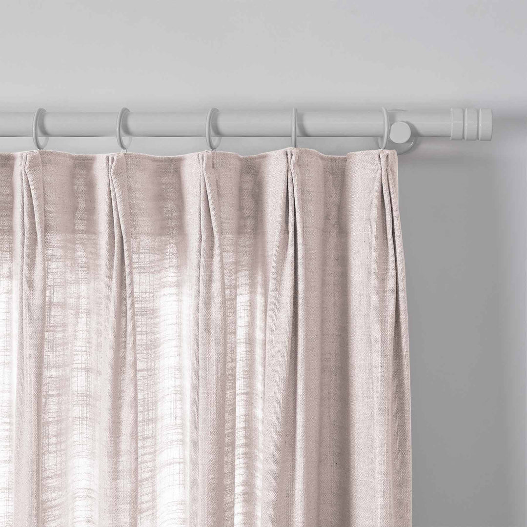 Lia Linen Curtains & Drapes Pleated