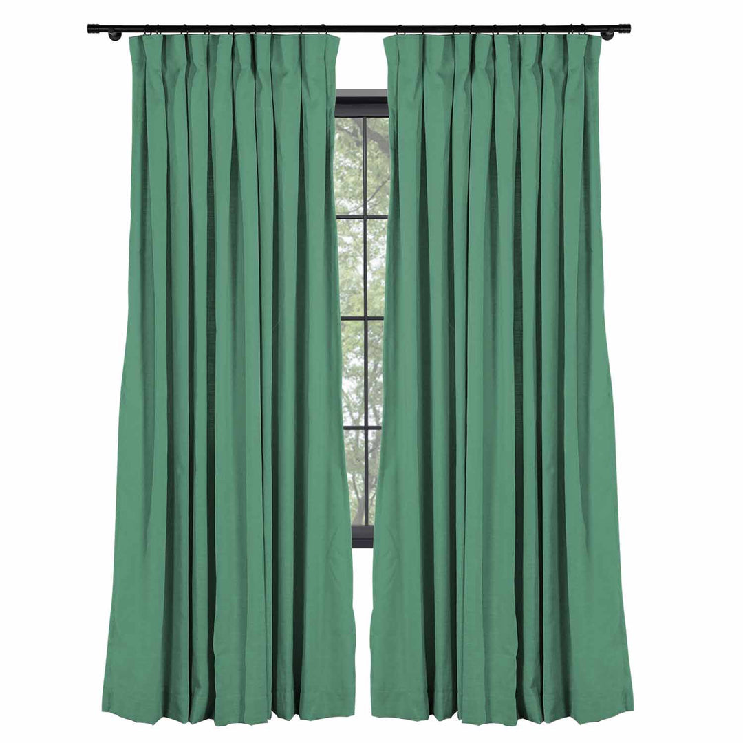 Lia Linen Curtains & Drapes Pleated