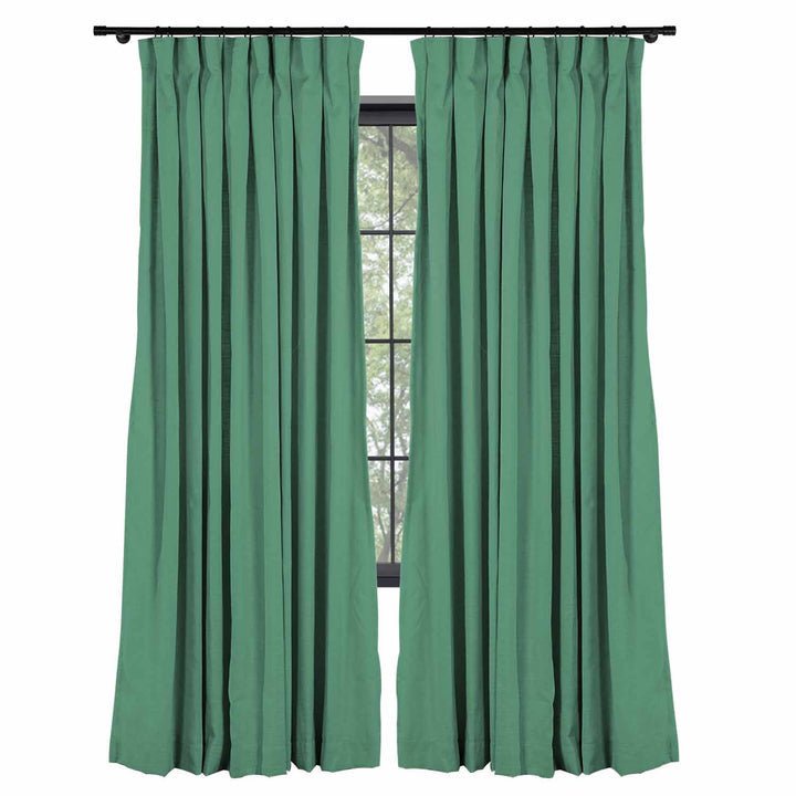 Lia Linen Curtains & Drapes Pleated