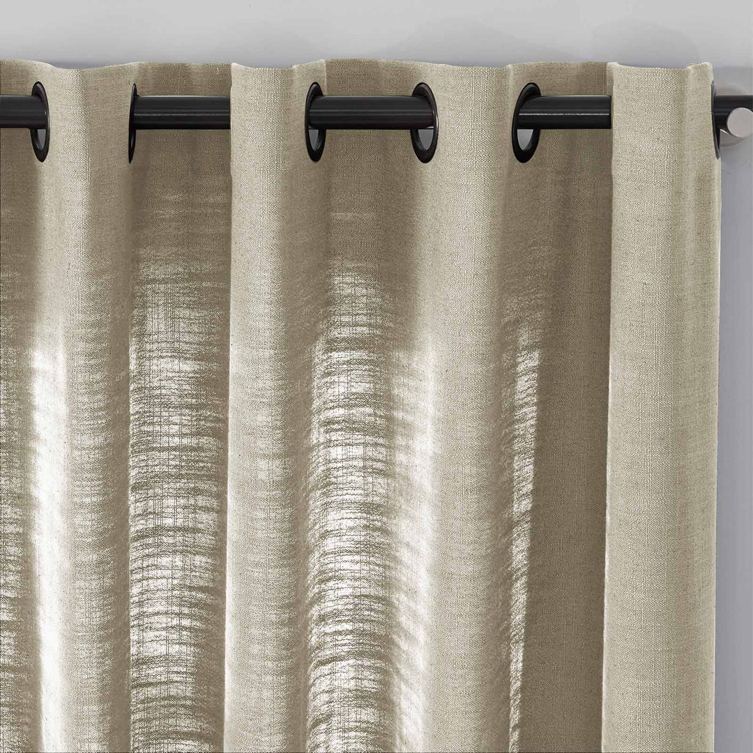 Lia Linen Curtains & Drapes Grommet