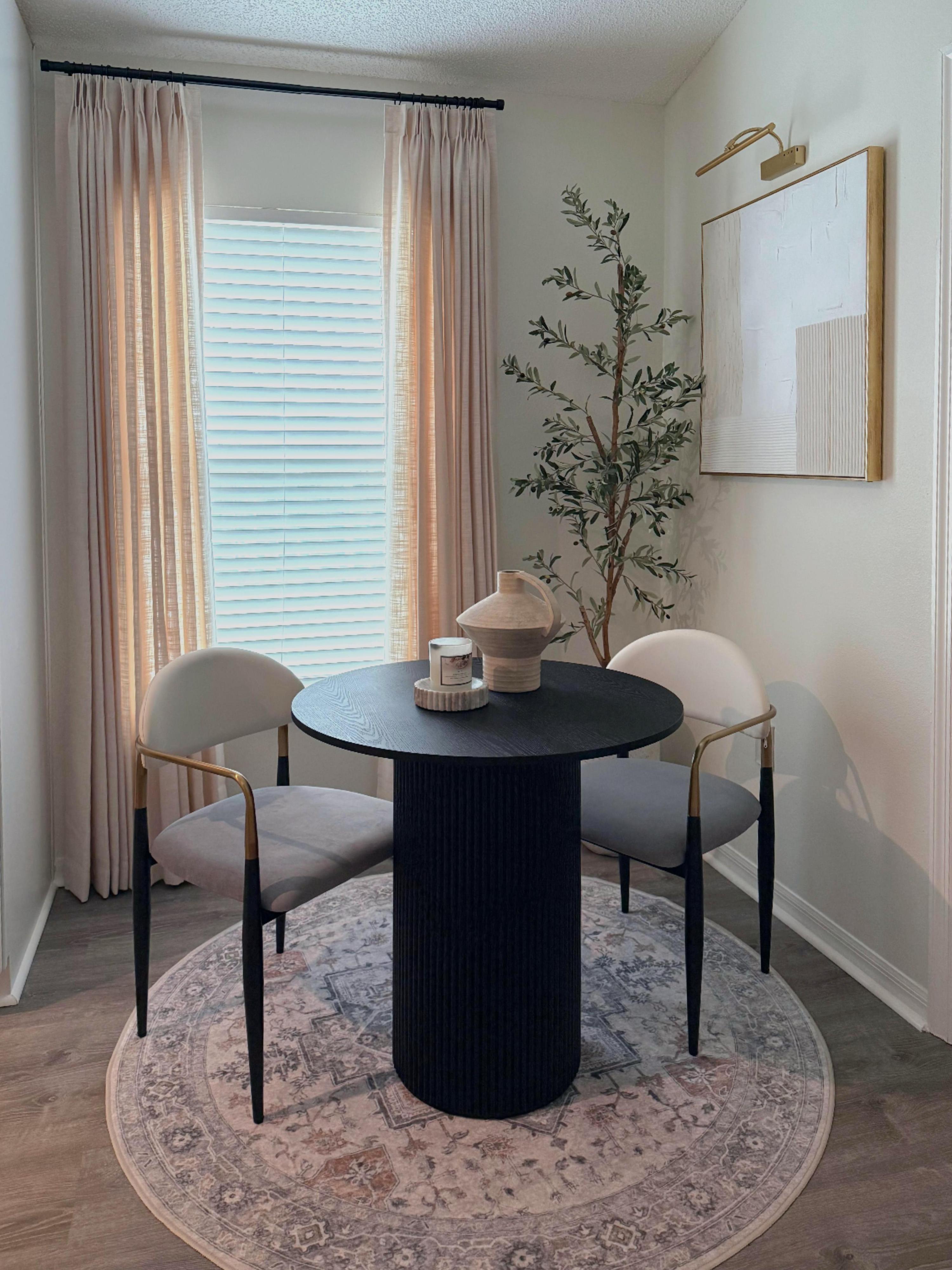 Lia Linen Curtains & Drapes Pleated