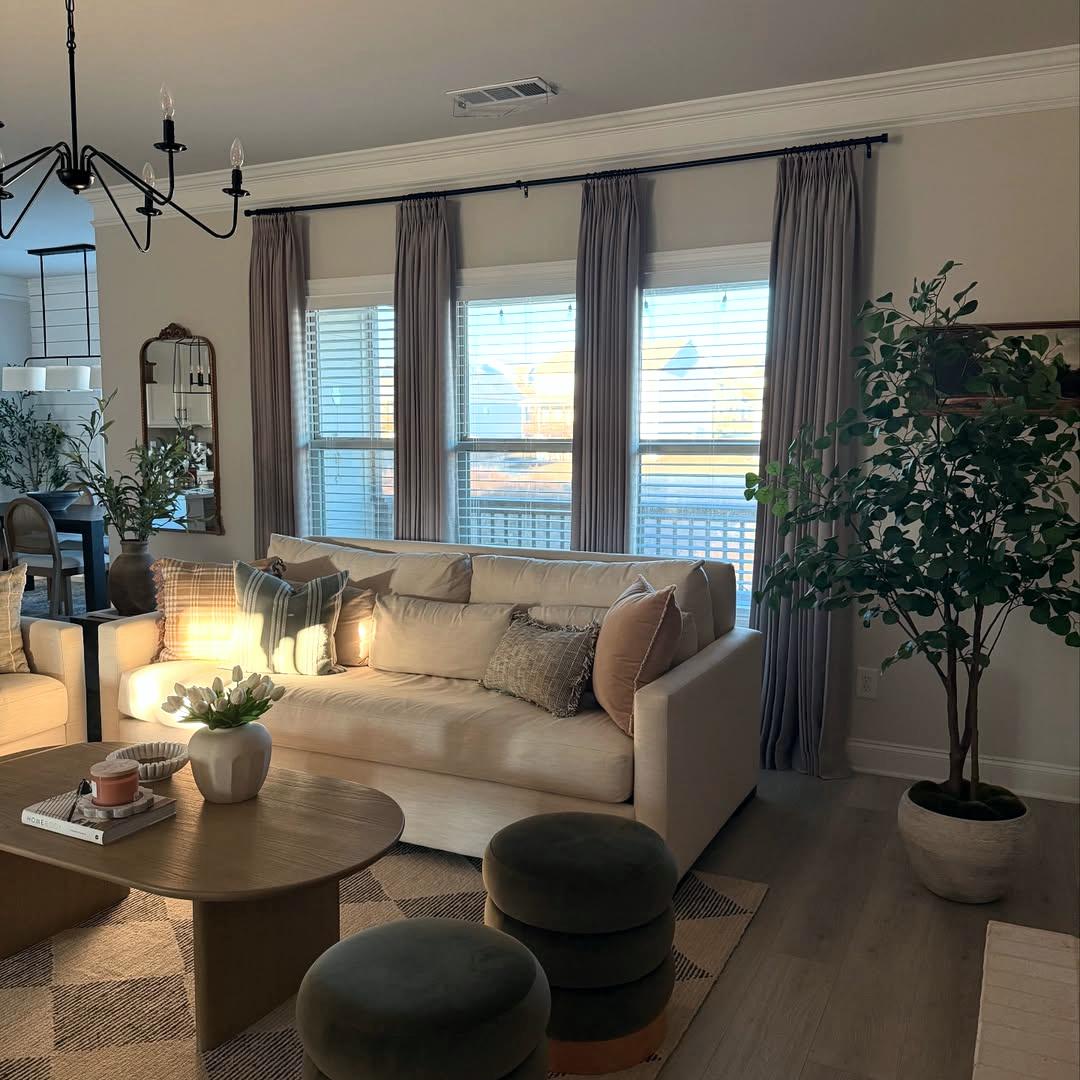 Lia Linen Curtains & Drapes Pleated