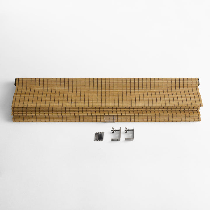 Panda Woven Bamboo Blinds & Shade|Carbonized