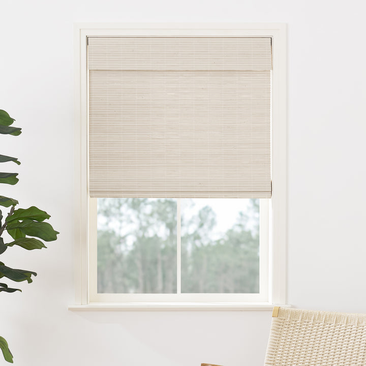 Panda Woven Bamboo Blinds & Shade|Bone White