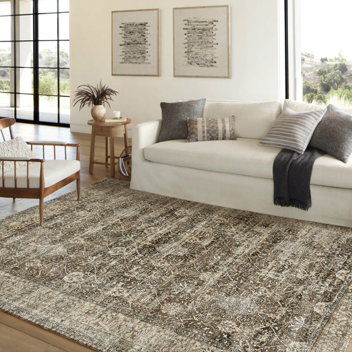 Rock Hand-Knotted Granite Rug