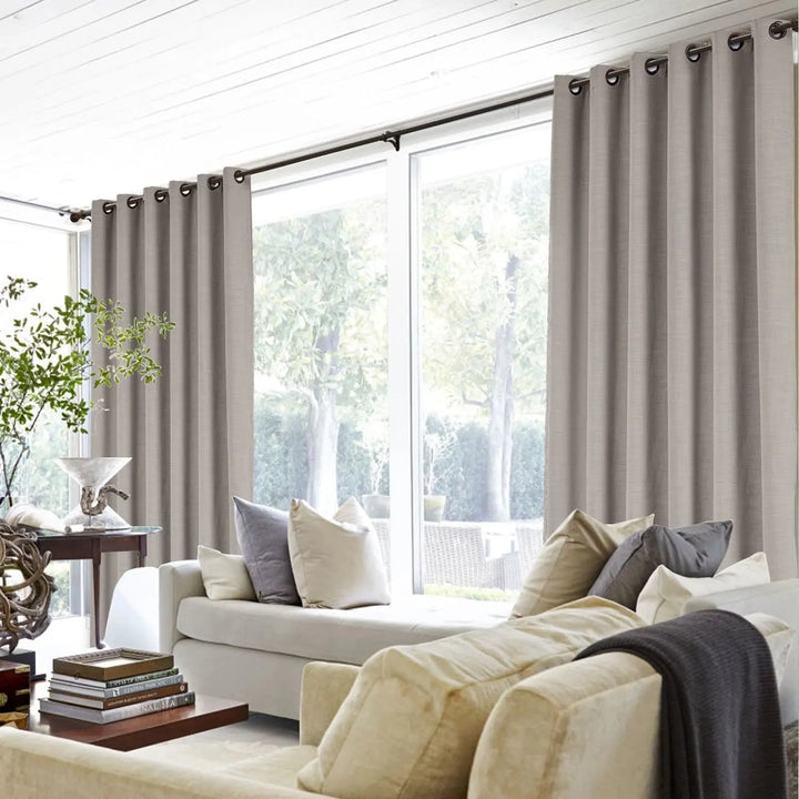 Lia Linen Curtains & Drapes Grommet