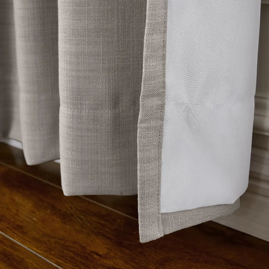 Lia Linen Curtains & Drapes Soft Top