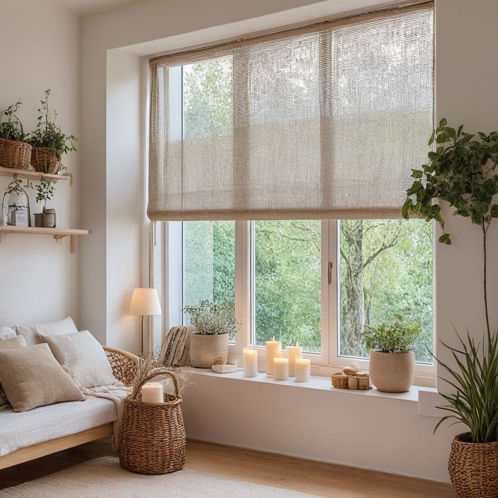 bamboo roman window shades