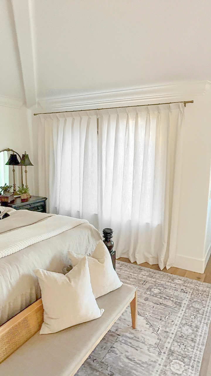 Lia Linen Curtains & Drapes French Pleated