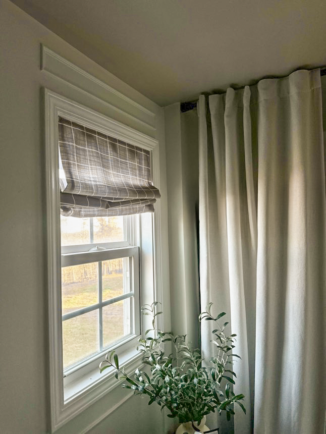 Freda Linen Roman Blinds & Shades | Flat Fold