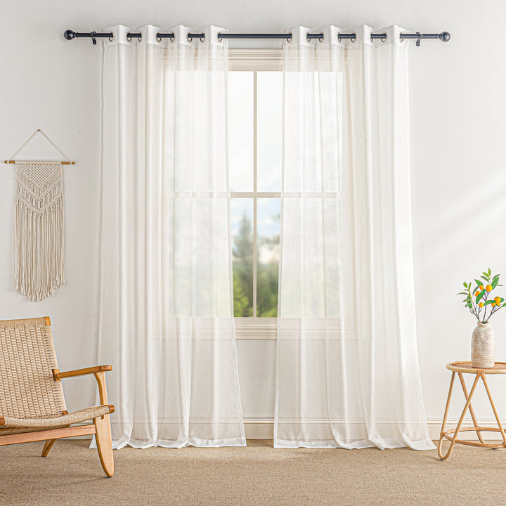 Fost Sheer Curtains & Drapes Grommet