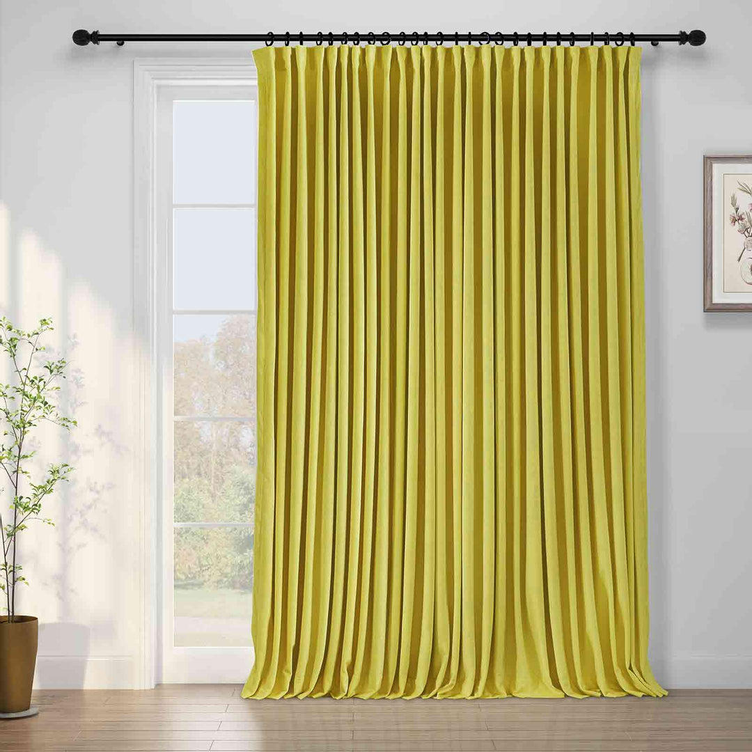 Birkin Velvet Curtains & Drapes French Pleated