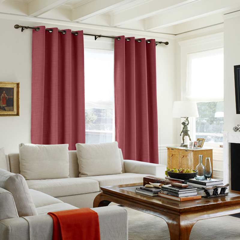 Lia Linen Curtains & Drapes Grommet