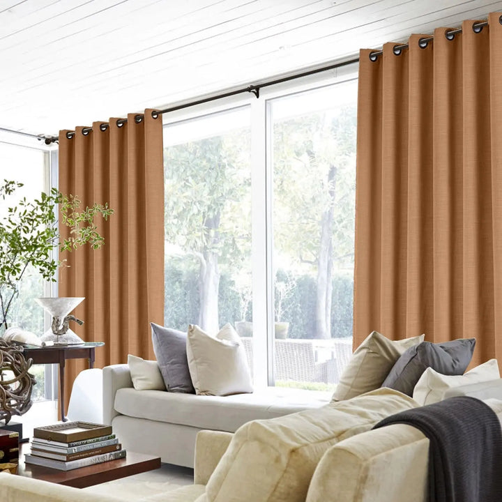 Lia Linen Curtains & Drapes Grommet