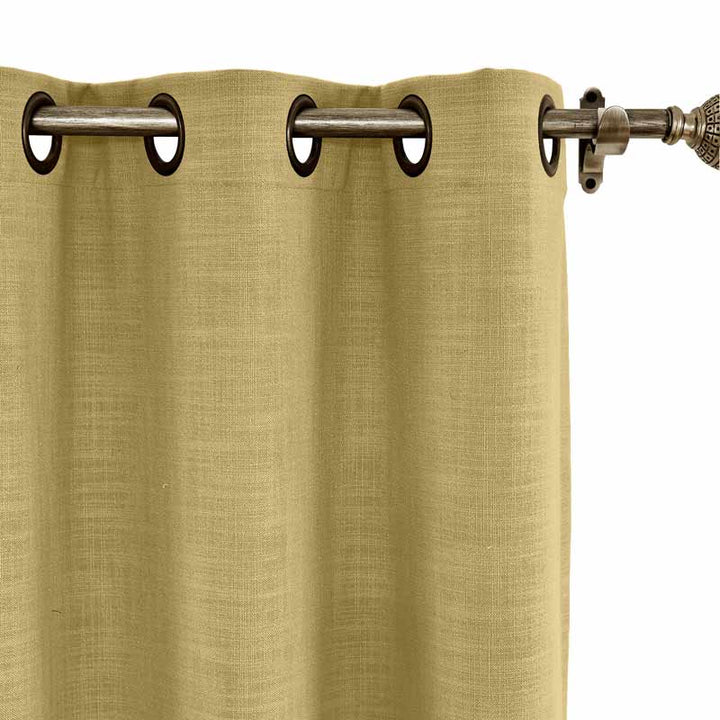 Lia Linen Curtains & Drapes Grommet