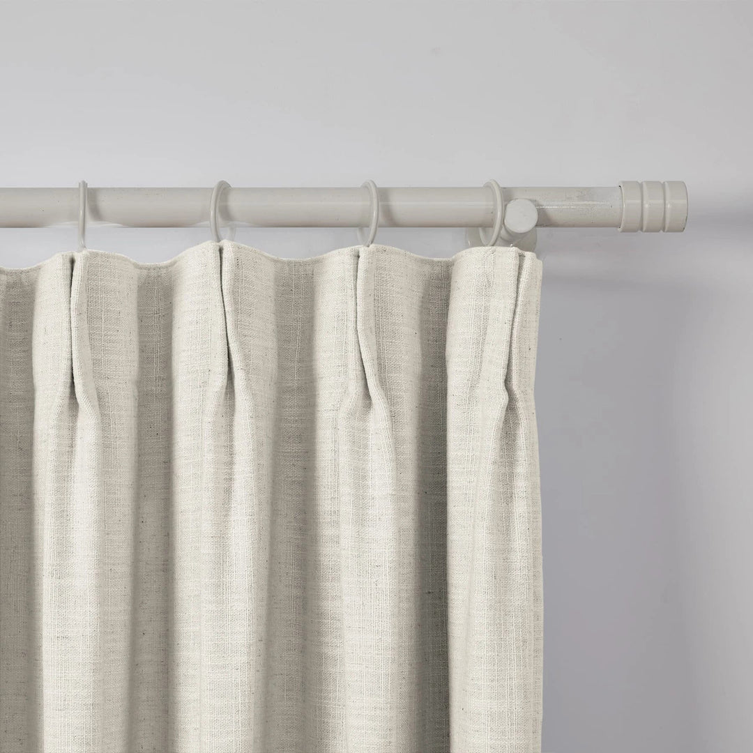 Lia Linen Curtains & Drapes Pleated