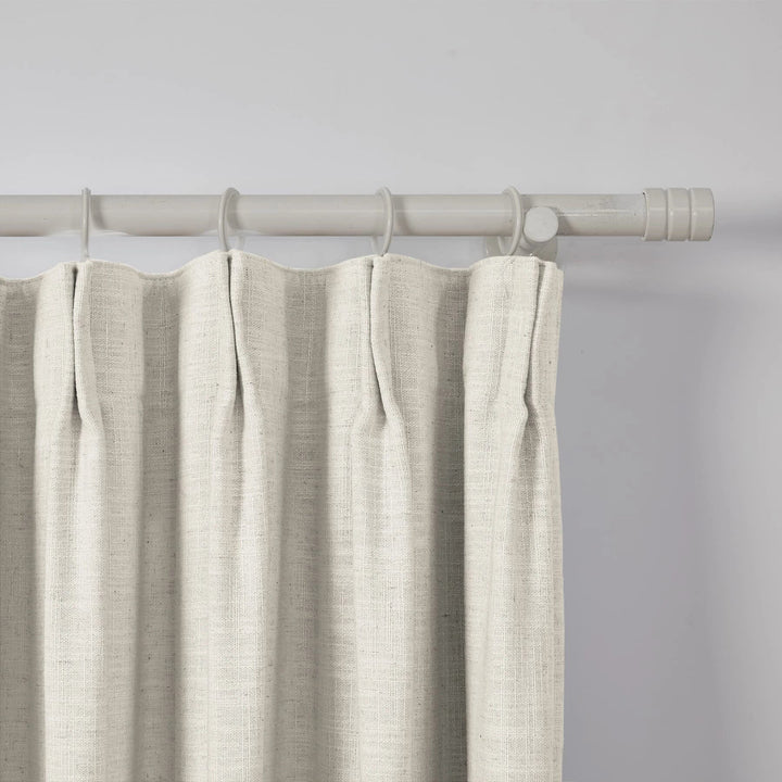 Lia Linen Curtains & Drapes Pleated