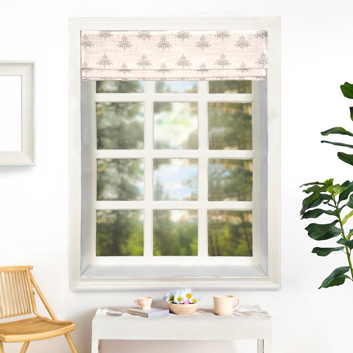 Sara Hayden Pattern Linen Blend Roman Blinds & Shades