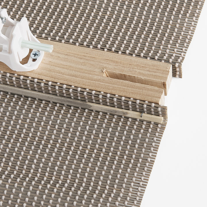 Panda Woven Bamboo Blinds & Shade|Medium Gray