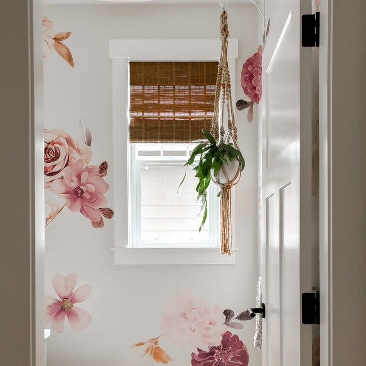Tina Woven Bamboo Shade| Cloudy Carbon